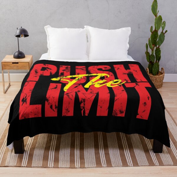 Item preview, Gym Motivational Quote | Push the limit designed and sold by typoinspired.