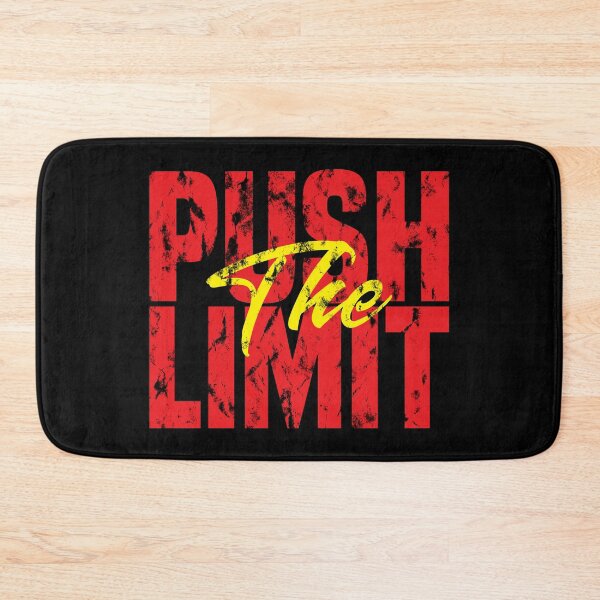 Item preview, Gym Motivational Quote | Push the limit designed and sold by typoinspired.