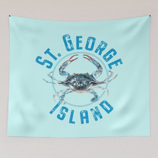 Item preview, St. George Island Florida Blue Crab Design designed and sold by Futurebeachbum.