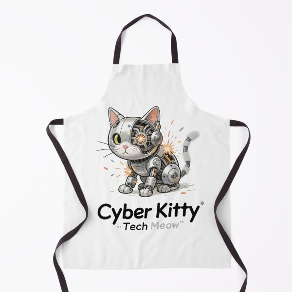 Item preview, Robot Cat Cyberpunk Art designed and sold by Dream me.