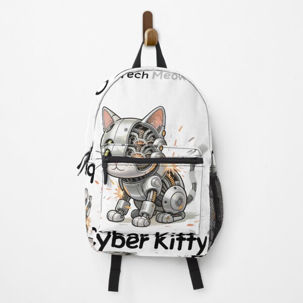 Item preview, Robot Cat Cyberpunk Art designed and sold by Dream me.