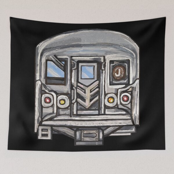 Item preview, J Train in Queens, Brooklyn and Manhattan NY designed and sold by Deborah Camp.