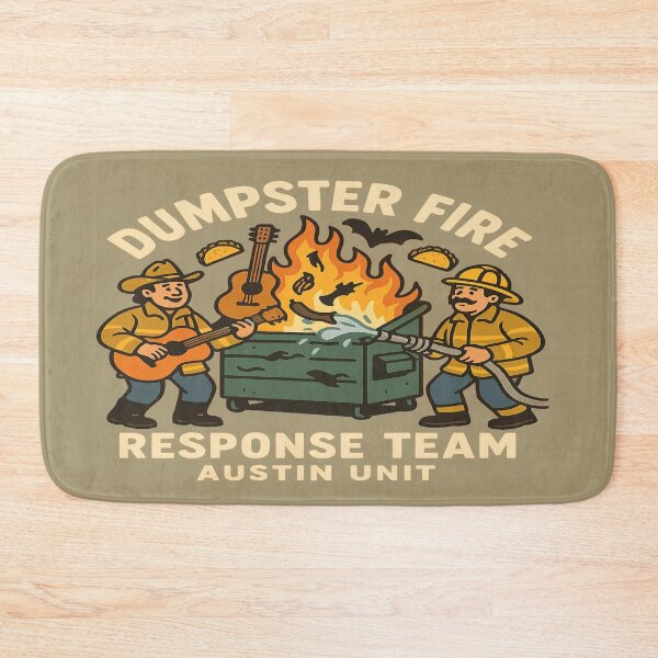Item preview, Dumpster Fire Response Unit – Austin’s Finest in Chaos Control designed and sold by Globalcitytees.