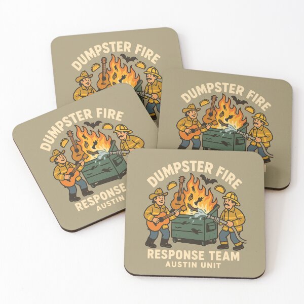 Item preview, Dumpster Fire Response Unit – Austin’s Finest in Chaos Control designed and sold by Globalcitytees.