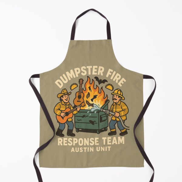 Item preview, Dumpster Fire Response Unit – Austin’s Finest in Chaos Control designed and sold by Globalcitytees.