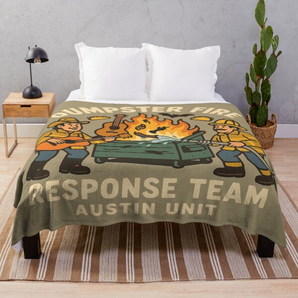 Item preview, Dumpster Fire Response Unit – Austin’s Finest in Chaos Control designed and sold by Globalcitytees.