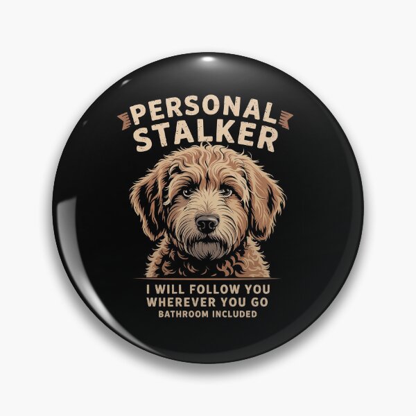Item preview, Goldendoodle Personal Stalker Funny Golden Doodle Mom designed and sold by LAZAR-EG.