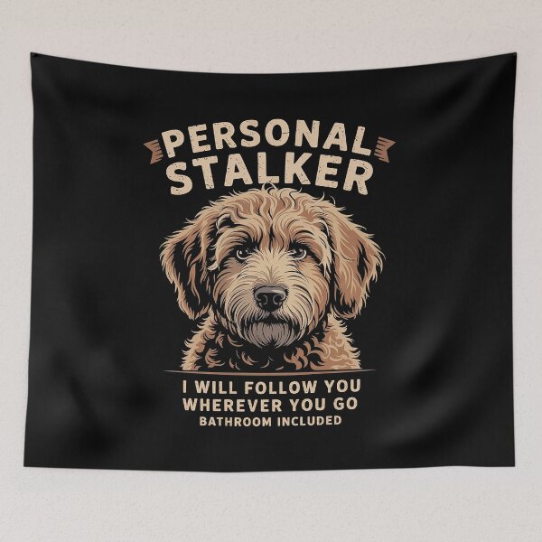 Item preview, Goldendoodle Personal Stalker Funny Golden Doodle Mom designed and sold by LAZAR-EG.