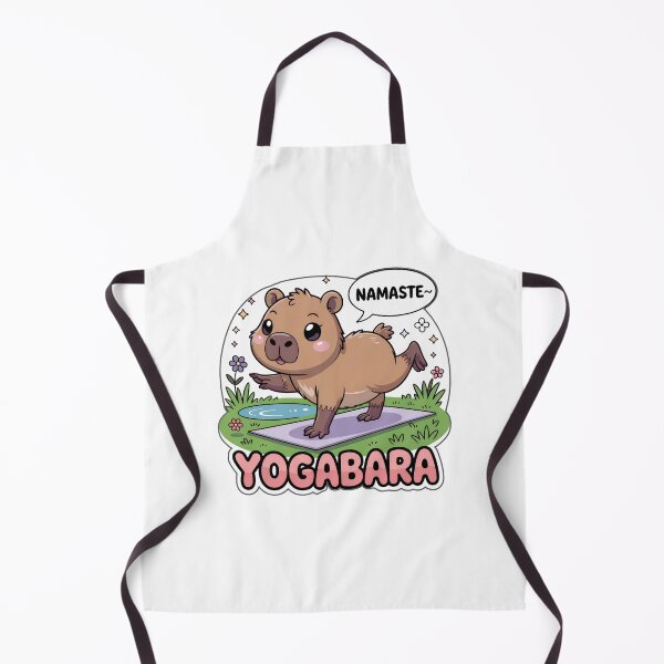 Item preview, Yogabara – Cute Chibi Capybara Yoga Pose Kawaii Sticker designed and sold by Nuist25.