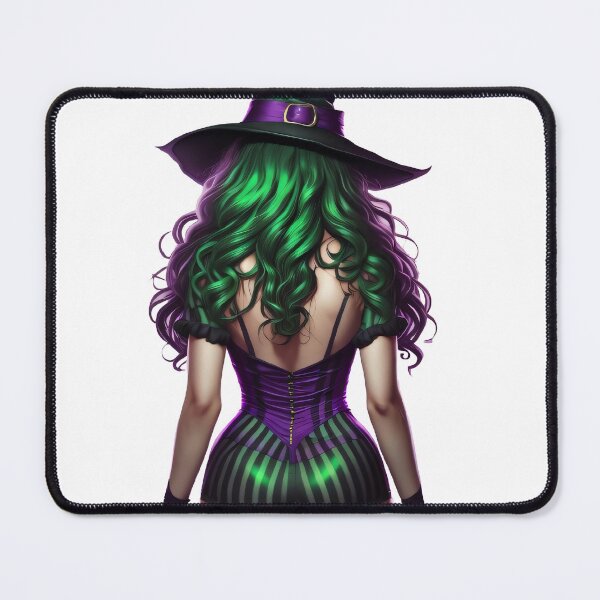 Item preview, Green and Purple Witch designed and sold by JiffyGirls.