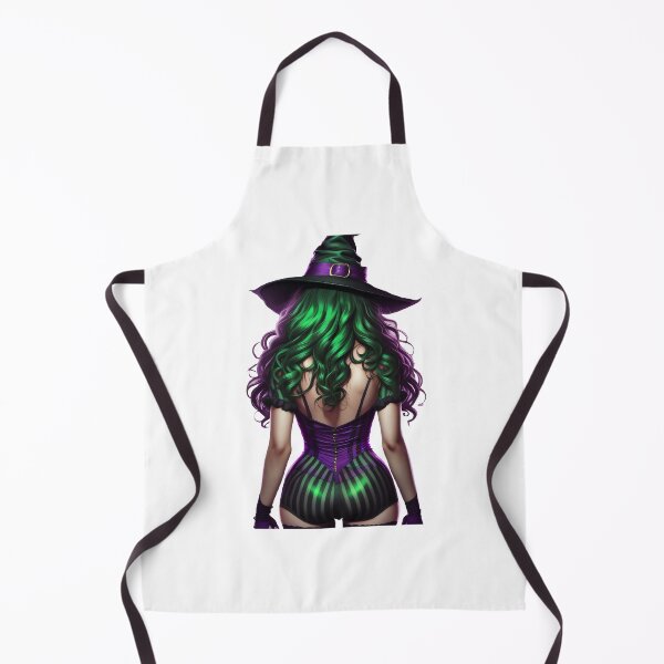 Item preview, Green and Purple Witch designed and sold by JiffyGirls.