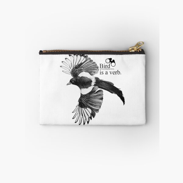 Item preview, Bird is a verb - light version. designed and sold by Sketchy Magpie.