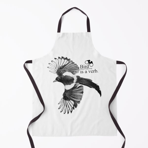 Item preview, Bird is a verb - light version. designed and sold by Sketchy Magpie.