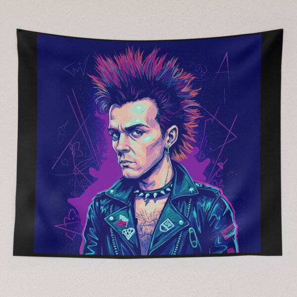 Item preview,  Pop Art Punk Icon – Defiant Punk Inspired Illustration designed and sold by  Ojo de Lilith.