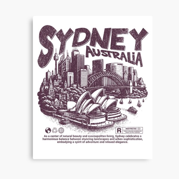 Item preview, Sydney Australia designed and sold by M-M-MerchMania.