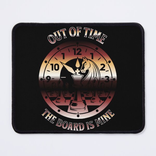 Item preview, Chess time - clock - board is mine pieces designed and sold by TBietz.
