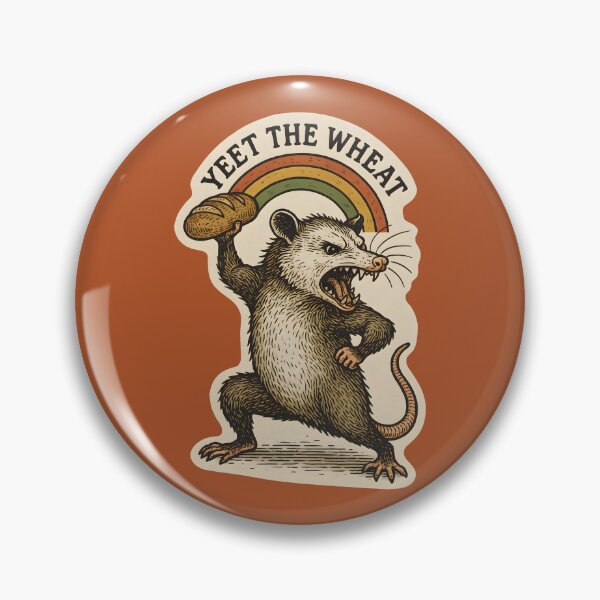 Item preview, Yeet The Wheat Funny Vintage Opossum Celiac designed and sold by thecatcouch.