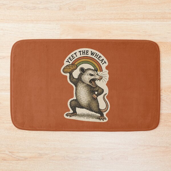 Item preview, Yeet The Wheat Funny Vintage Opossum Celiac designed and sold by thecatcouch.