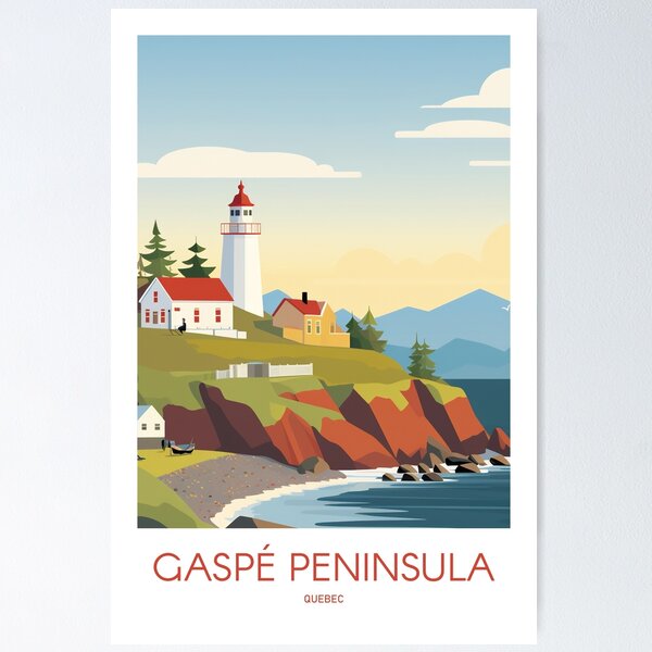 Item preview, GASPE NATIONAL PARK designed and sold by MarkedArtPrints.