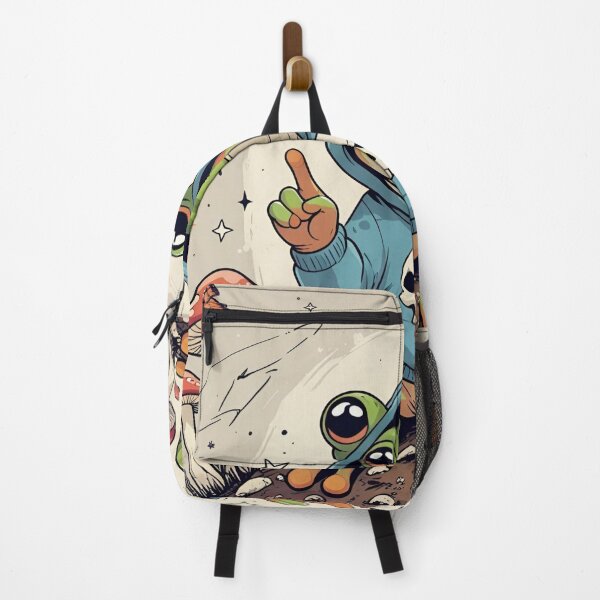Item preview, Chaotic Frog in Skull Hoodie Art designed and sold by Prad2817.