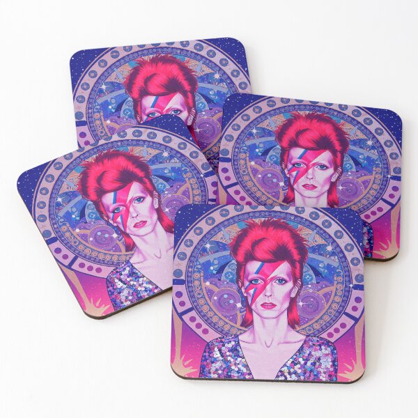 Item preview, David Bowie Ziggy Stardust Pop Art – Glam Rock Icon Illustration designed and sold by  Ojo de Lilith.
