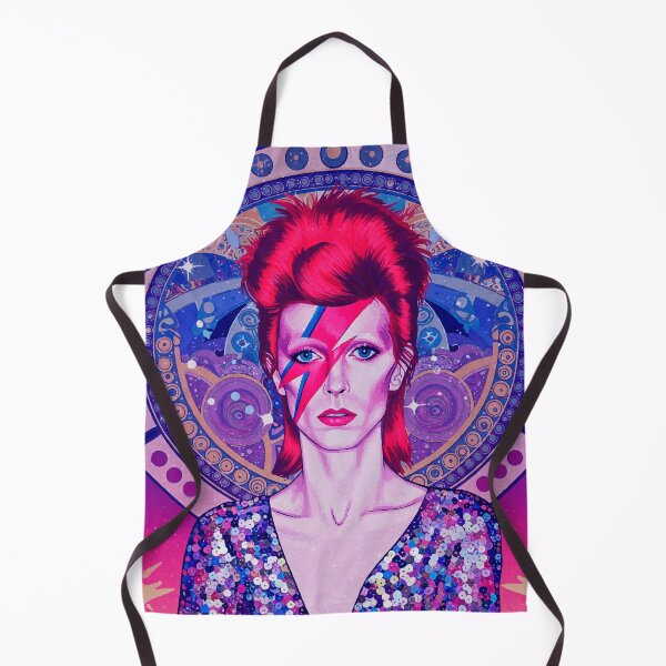 Item preview, David Bowie Ziggy Stardust Pop Art – Glam Rock Icon Illustration designed and sold by Ojo de Lilith.
