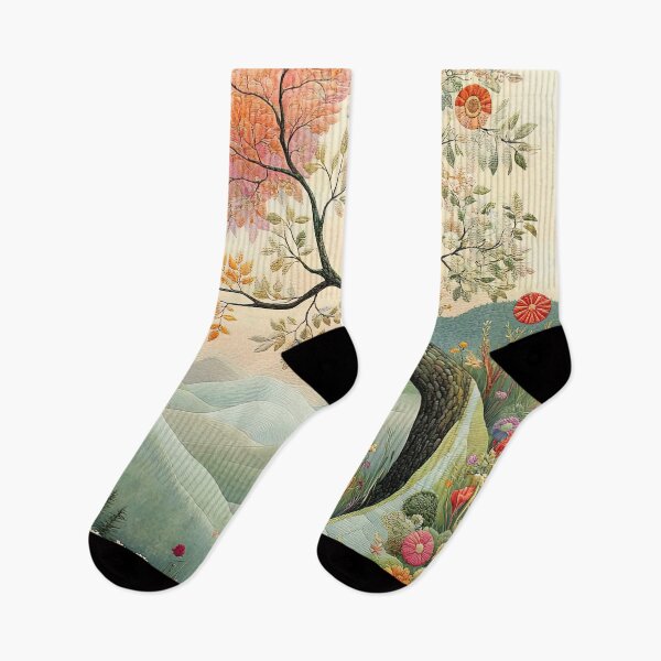 Item preview, Quilted Blossom Path designed and sold by bloorose.
