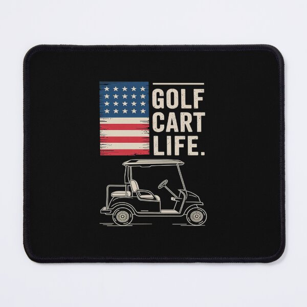 Item preview, Golf Cart Life  American Flag designed and sold by LAZAR-EG.