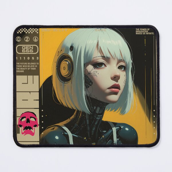 Item preview, cyborg girl 7 designed and sold by BOZGO.