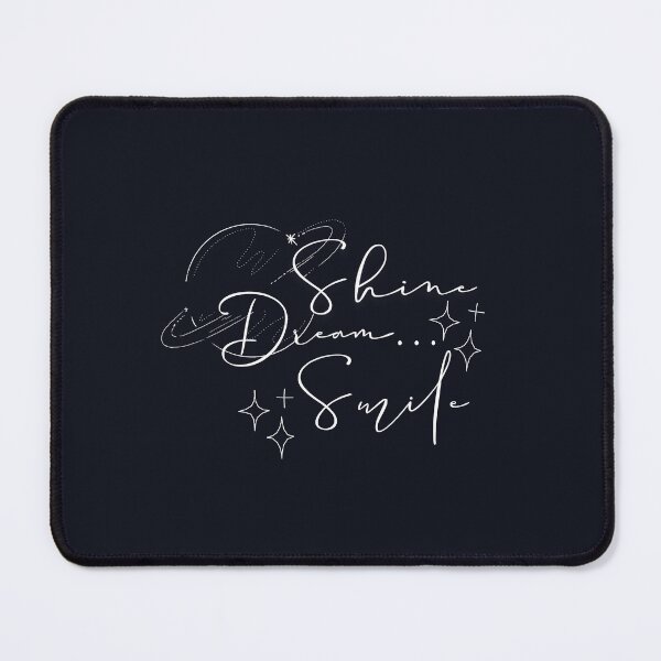Item preview, Shine Dream Smile | BTS Mikrokosmos Inspired Minimalist Typography Design designed and sold by mujeeberry.