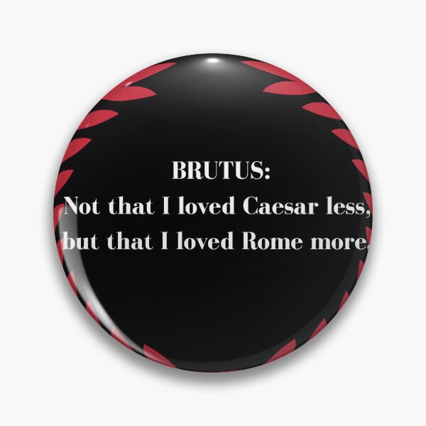 Item preview, Shakespeare Quote: Ides of March, Brutus and Caesar designed and sold by creaturesonfire.