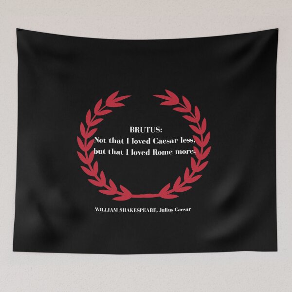 Item preview, Shakespeare Quote: Ides of March, Brutus and Caesar designed and sold by creaturesonfire.