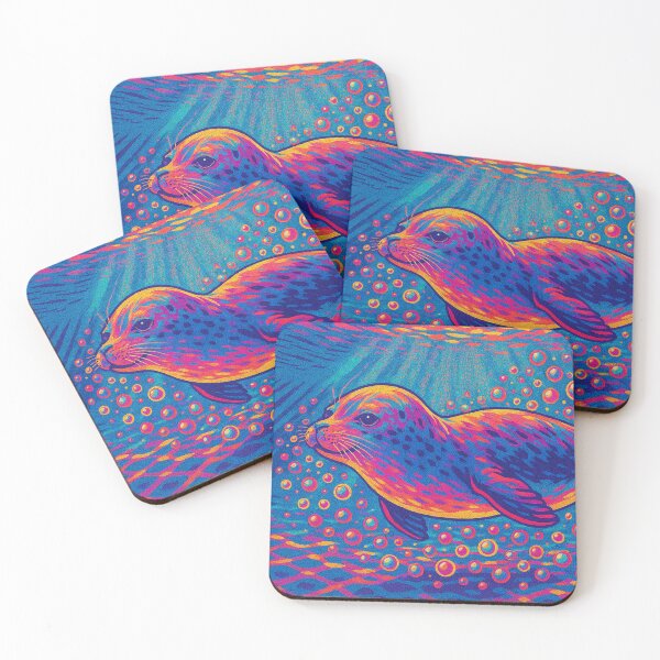 Item preview, Pop art seal in dream depth designed and sold by Sigtrix.