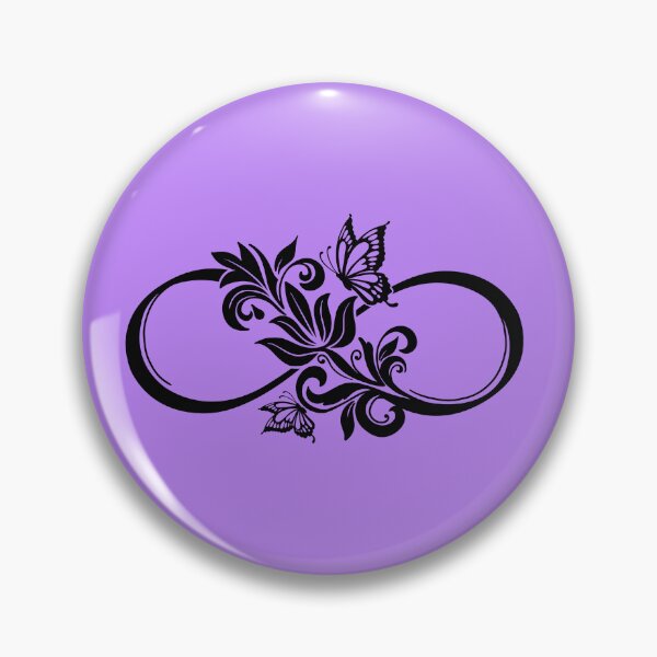 Item preview, Infinity sign.Symbol.Flowers and butterfly. designed and sold by MagelliShop.