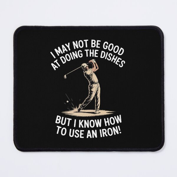 Item preview, Golf Gag Golfing Iron Pun  Joke Golfer designed and sold by LAZAR-EG.