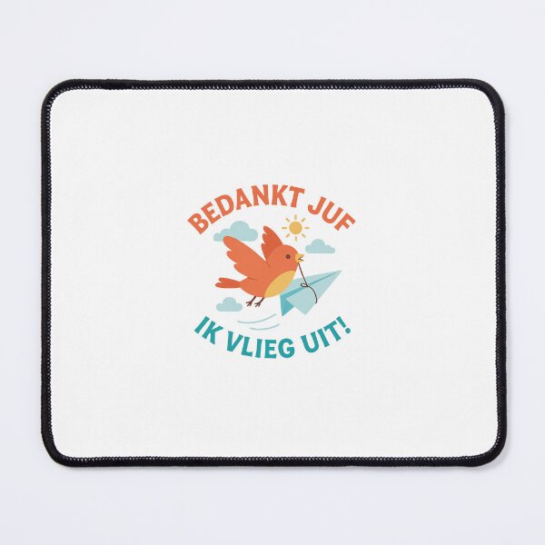 Item preview, Bedankt Juf – Ik Vlieg Uit! Cadeau-ontwerp designed and sold by Miximondo.