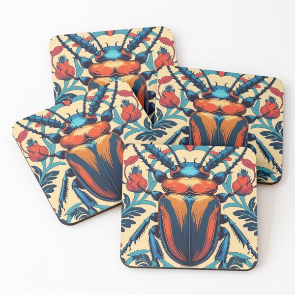Item preview, colorful beetle designed and sold by ZenFray.