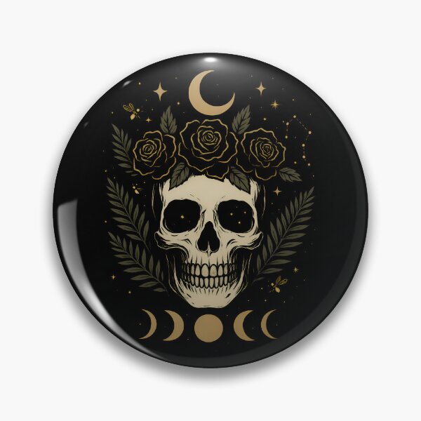 Item preview, Whimsigothic skull designed and sold by Darkifun.