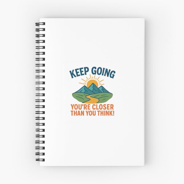 Item preview, Keep Going – Motivational Mountain Path Design designed and sold by Miximondo.