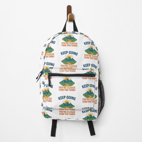 Item preview, Keep Going – Motivational Mountain Path Design designed and sold by Miximondo.
