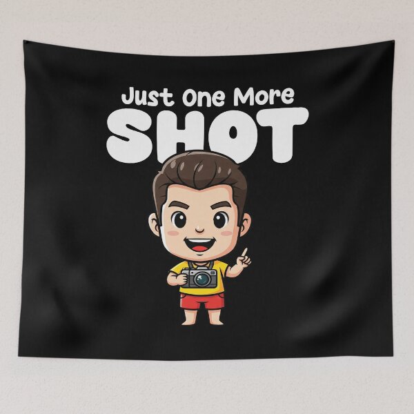 Item preview, JUST ONE MORE SHOT - PHOTOGRAPHER GIFT designed and sold by KEF Custom.