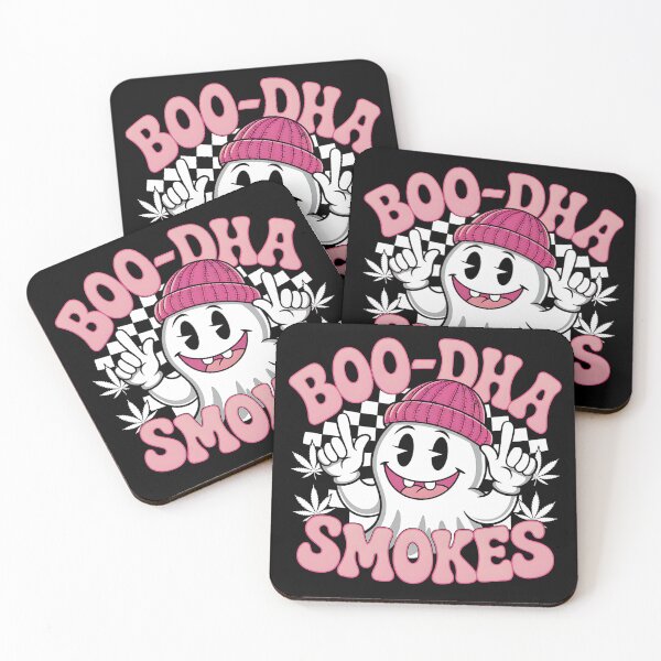 Item preview, BOO-DHA SMOKES - SPOOKY SMILY GHOST  designed and sold by justyna-s28.