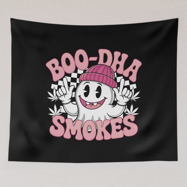 Item preview, BOO-DHA SMOKES - SPOOKY SMILY GHOST  designed and sold by justyna-s28.