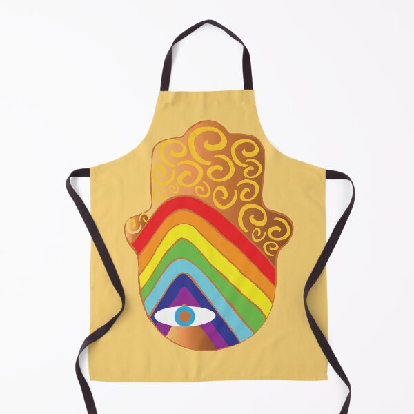 Item preview, Modern Hamsa Hand Rainblow designed and sold by Madeline Binder Art & Design.
