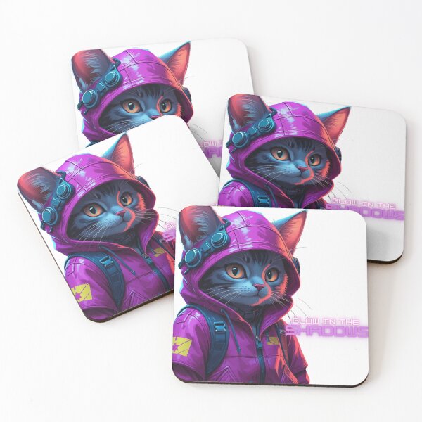 Item preview, Cyberpunk Cat designed and sold by Quiet Spark Studio.