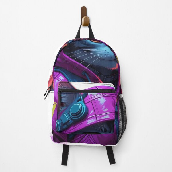 Item preview, Cyberpunk Cat designed and sold by Quiet Spark Studio.