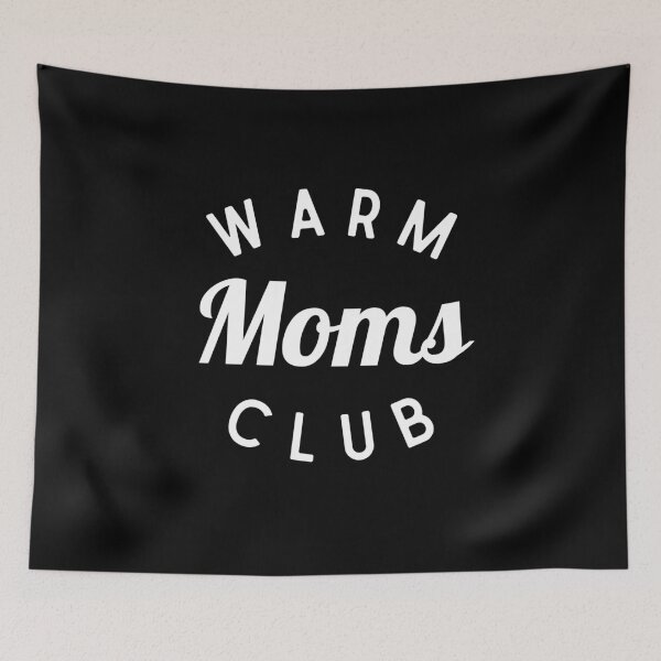 Artikelvorschau, Warmes Moms Club Shirt, Neues Mutter Shirt entworfen und verkauft von Sleepy Cat Design.