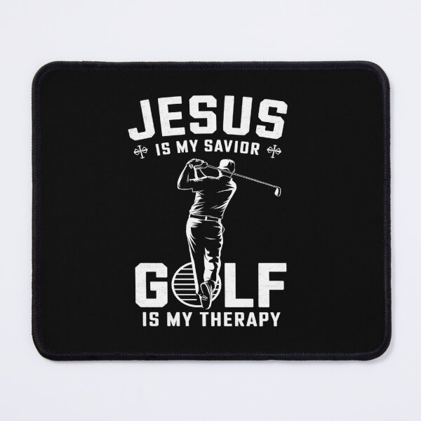 Item preview, Golf Player Christian Sports Lover Gift Idea Jesus designed and sold by LAZAR-EG.