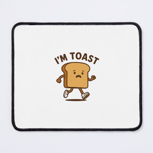 Item preview, I'm Toast – Funny Cartoon Bread Design designed and sold by Miximondo.