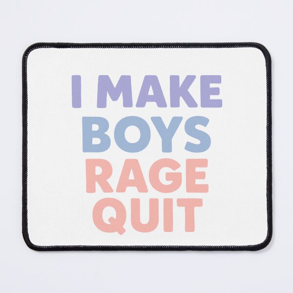 Item preview, I make Boys Rage Quit Simple Design designed and sold by UKPerfectPrints.